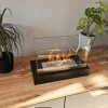 Etanolkamin Öppna spisar Bio-eldplats Fristående biokamin HOME Bioetanolbrännare 36 x 22 x 18 cm svart TÜV-certifikat ekologisk eldstad Biopanna