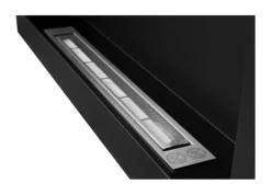 Discount Etanolkamin Kaminen Öppna spisar Bio-eldplats Hängande biopejs Bioetanolbrännare 90 x 40 x 12 cm svart matt svart ekologisk eldstad Öppna Spisar