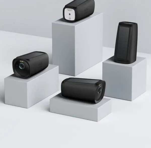 eufy security -eufyCam 3 Skin (2-pack) - skyddande hölje för eufyCam 3 - enkel att installera - skydd mot UV-strålar och regn
