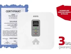 Outlet Eura 2-i-1 kolmonoxid- och naturgasdetektor CGD-50A2 Rök- & Koloxiddetektorer