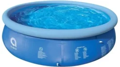 Discount Extra stor uppblåsbar pool med filterpump, lock och tillbehör – 305 cm diameter, 3618 liters kapacitet Pooler