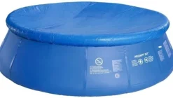 Discount Extra stor uppblåsbar pool med filterpump, lock och tillbehör – 305 cm diameter, 3618 liters kapacitet Pooler