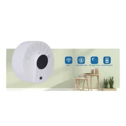 Falsk branddetektor spionkamera WIFI HD stor batteri 1 år