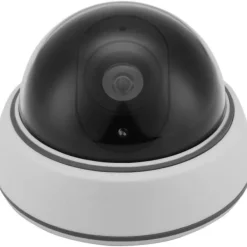 Faux kamera - LINK2HOME - Kuppel - Blinkande röd LED - Lätt installation - Trådlös