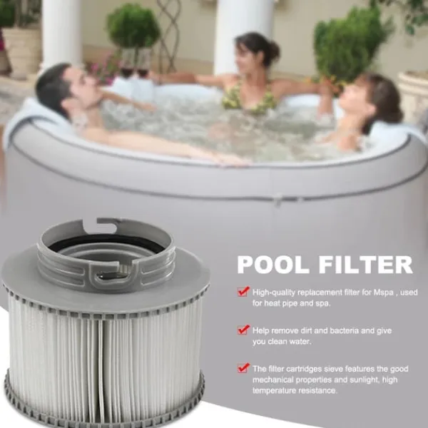 Online FD2089 Poolfilter för MSPA Uppblåsbara Pooler - 2 pack Pool- & Spatillbehör