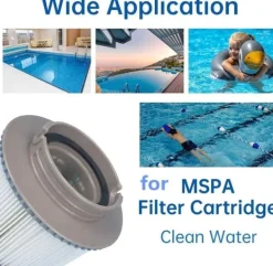 Online FD2089 Poolfilter för MSPA Uppblåsbara Pooler - 2 pack Pool- & Spatillbehör