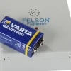 New FELSON Falsklarm inkl. 9V-batteri. BxHxD 82x82x35 mm. Läckagedetektorer