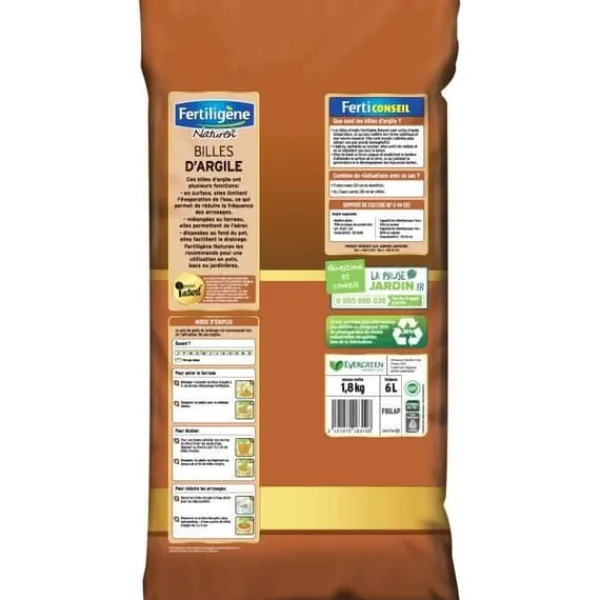 Discount FERTILIGEN - 6L lerkulor Jord & Sand