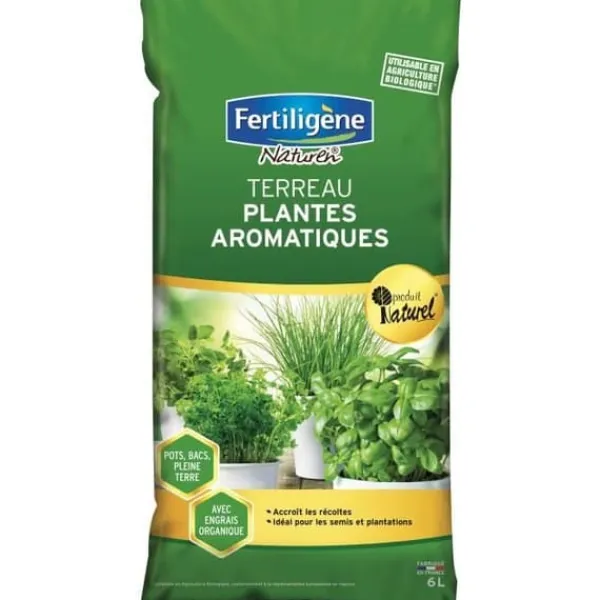 Best FERTILIGENE - Aromatisk växtjord 6L Jord & Sand