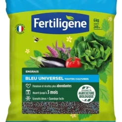 Hot FERTILIGENE FBLEUBIO6 - Universal Blå Gödselmedel 6 kg - Riklig blomning och skörd - Näring i upp till 3 månader - För 240m² Gödningsmedel