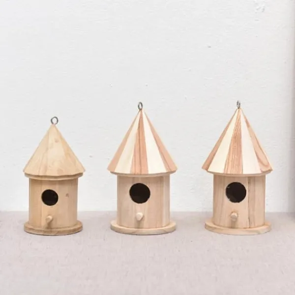 Discount Fågelholk i Trä - 15.5 x 7.5 cm För Fåglar & Småvilt