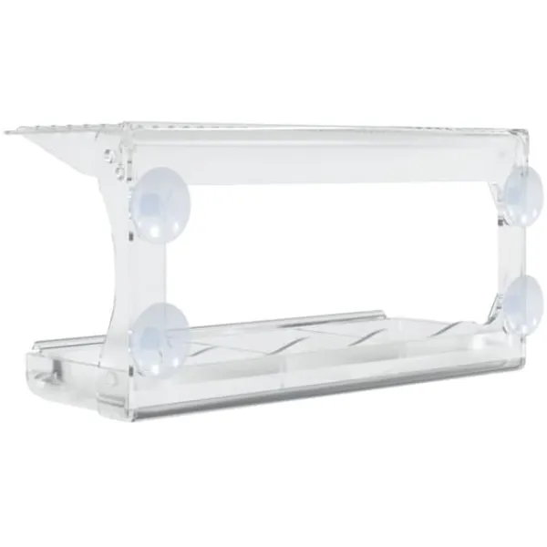 Clearance Fågelmatare för fönster 2 st akryl 30x12x15 cm - Fågelmatare - Fågelmatare Fönster - Home & Living För Fåglar & Småvilt