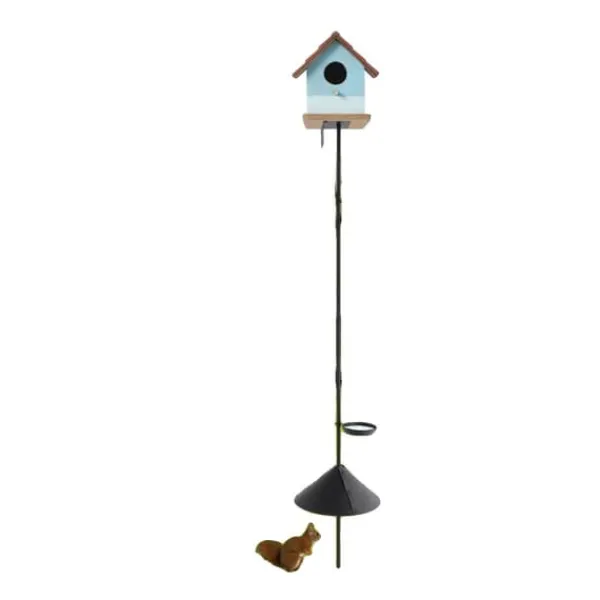 Best Fågelmatare, Justerbar Stång, Ekorre-säker Design,svart För Fåglar & Småvilt