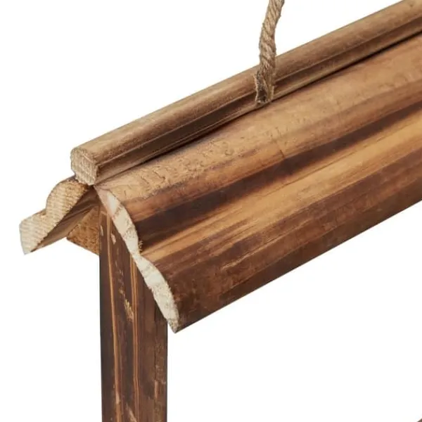 Discount Fågelmatare, Trä, 16.5x21x8 cm, Brun För Fåglar & Småvilt