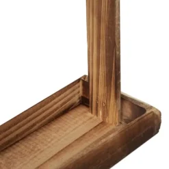 Discount Fågelmatare, Trä, 16.5x21x8 cm, Brun För Fåglar & Småvilt