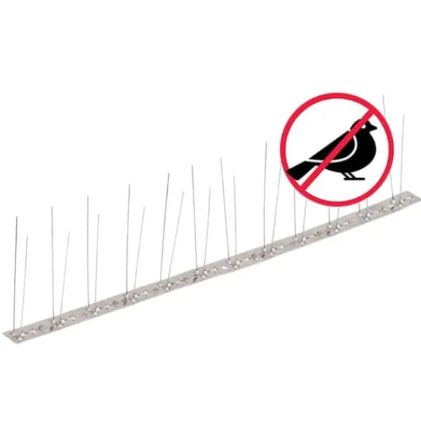 Sale Fågelpiggar i rostfritt stål - Set om 20 st | Längd: 10 m | Färg: Silver Insektsmedel & Djuravvisande Medel
