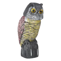 New Fågelskrämma Uggleattrapp, 38x16x18 cm, Svart Insektsmedel & Djuravvisande Medel