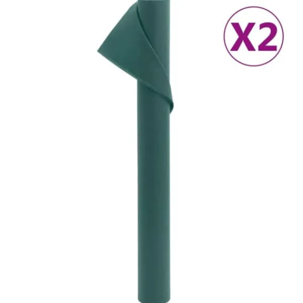 vidaXL Fiberduk 2 rullar 70 g/m² 10x1,6 m