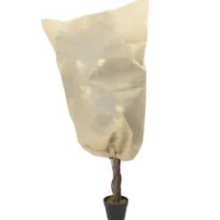 vidaXL Fiberdukar med dragsko 4 st 70 g/m² 0,8x1,2 m