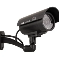 Fiktiv kamera - IR9000 - Realistisk imitation - Vattentät - Blinkande röd LED