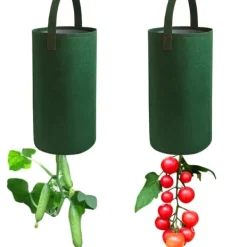 Filthängande Tomatväska Uppochnervänd Tomatplanter Multifunktionella Jordgubb Grönsaksblomma Växtväskor