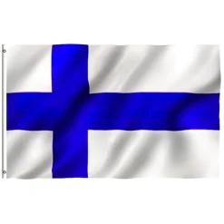 Online Finland Flagga - 150 x 90 cm Flaggor & Vindstrutar