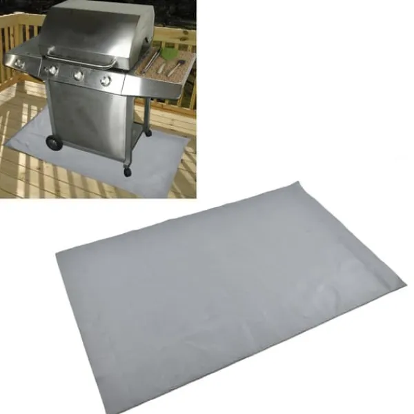 Discount Fire Pit Mat Grill Brandsäker Pad Däck Brandskydd 100x150cm för BBQ Terrass Gräsmatta Uteplats Tillbehör Till Vedeldade Kaminer & Öppna Spisar