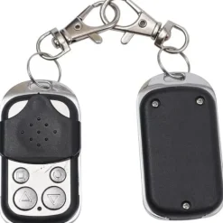 Fjärrkontroller för automatisk skjutgrindsöppnare, 433 MHz, 2-pack, vit (endast fjärrkontroller)