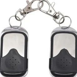 Fjärrkontroller för automatisk skjutgrindsöppnare, 433 MHz, 2-pack, vit (endast fjärrkontroller)