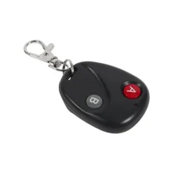 Fjärrkontrollnyckel Garageportssändare Trådlös 433MHz Plast Svart 2 Nycklar