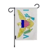 Flagga - Amerikanska Jungfruöarna - 32 x 47.5 cm - Polyester - Dubbeltryck - Trädgård