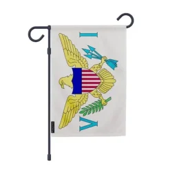 Flagga - Amerikanska Jungfruöarna - 32 x 47.5 cm - Polyester - Dubbeltryck - Trädgård