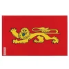 Outlet Flagga - Aquitaine - 64 x 96 cm - Polyester - Tryck fram/baksidan - Metallöglor Flaggor & Vindstrutar