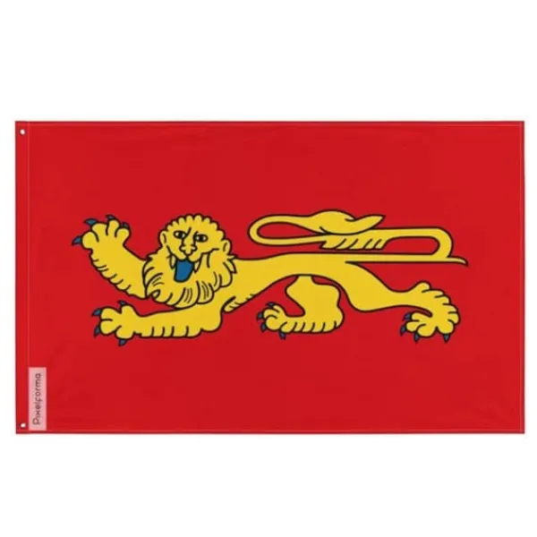 Outlet Flagga - Aquitaine - 64 x 96 cm - Polyester - Tryck fram/baksidan - Metallöglor Flaggor & Vindstrutar