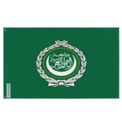 Online Flagga - Arabiska ligan - 96 x 144 cm - Polyester - Tryck på fram- och baksidan - Öljett i järn Flaggor & Vindstrutar
