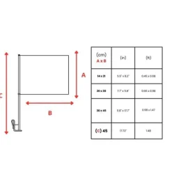 Flagga - Aruba - 10 stycken - 14 x 21 cm - Polyester - Tryck på fram- och baksidan