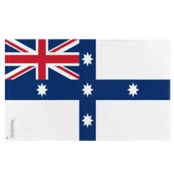Clearance Flagga - Australiens Federation - 96 x 144 cm - Polyester - Tryck Fram/Bak - Metallöglor Flaggor & Vindstrutar