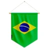Flagga - Brasilien - 30 x 45 cm - Polyester - Tryck på fram- och baksidan - Inkluderade tillbehör Flaggor & Vindstrutar
