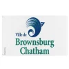 Flagga - Brownsburg-Chatham - 64 x 96 cm - Polyester - Tryck på fram- och baksidan - Metallöglor