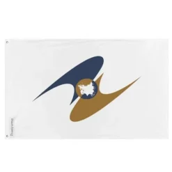 Sale Flagga - Eurasiska ekonomiska unionen - 60 x 90 cm - Polyester - Tryck på fram- och baksidan - Metallöglor Flaggor & Vindstrutar