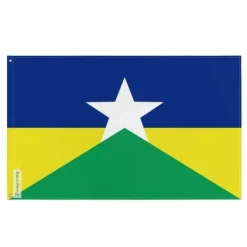 Hot Flagga - Flerfärgad - Rondônia - 60 x 90 cm - Polyester - Tryck fram/bak Flaggor & Vindstrutar