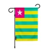 Best Flagga - Flerfärgad - Togo - 32 x 47.5 cm - Polyester - Framsida/baksida Flaggor & Vindstrutar