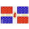 Flagga - Fria marinföretag - 90 x 150 cm - Polyester - Tryck på fram- och baksidan - Öglor i järn