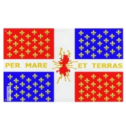 Flagga - Fria marinföretag - 90 x 150 cm - Polyester - Tryck på fram- och baksidan - Öglor i järn