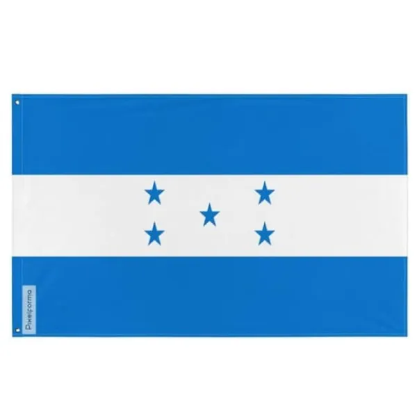 Flagga - Honduras - 192 x 288 cm - Polyester - Tryck på fram- och baksidan - Metallöglor