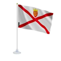 Flagga - Jersey - Mini Flagga Sugpropp - 14 x 21 cm - Polyester - Utomhus