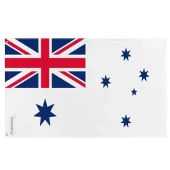 Flagga - Kungliga Australiska Marinen - Ensign - 60 x 90 cm - Polyester - Tryck på framsidan/baksidan