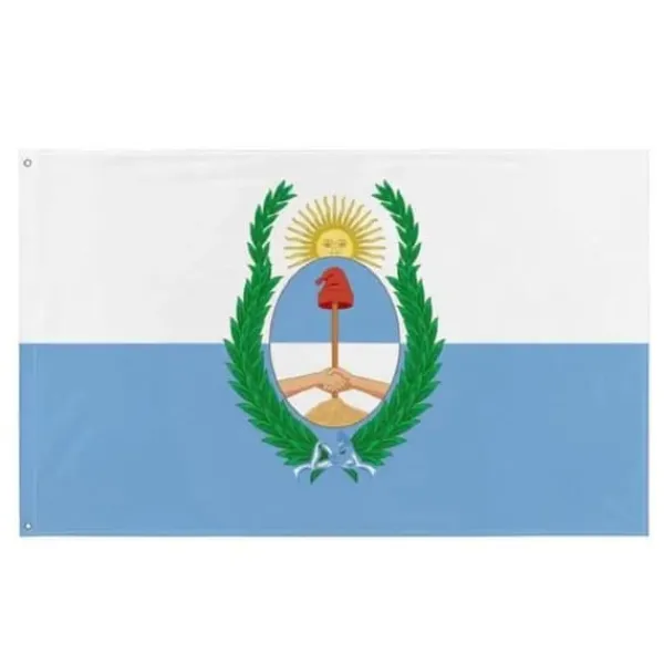 Flagga - Mendoza - 90 x 150 cm - Polyester - Tryck på fram- och baksidan - Metallöljettar