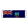 Flagga - Montserrat - 24 x 70 cm - Polyester - Vattentät - Framsida/baksida