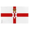 Sale Flagga - Nordirland - 128 x 192 cm - Polyester - Tryck på fram- och baksidan - Metallöljettar Flaggor & Vindstrutar